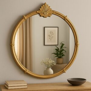 Aurora Gold Ornate Wall Mirror